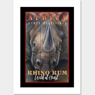 Rhino Rum Posters and Art